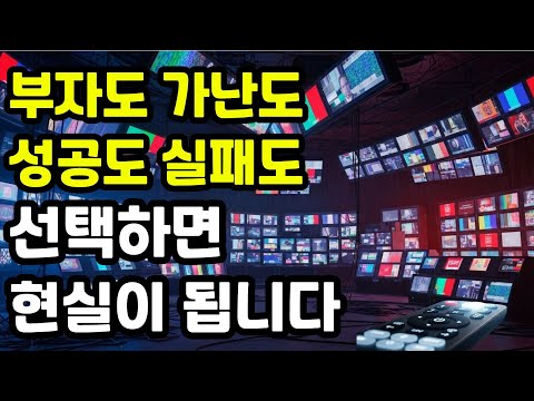 부자도 가난도 성공도 실패도 선택하면 현실이 됩니다 | 과학적 원리의 진실