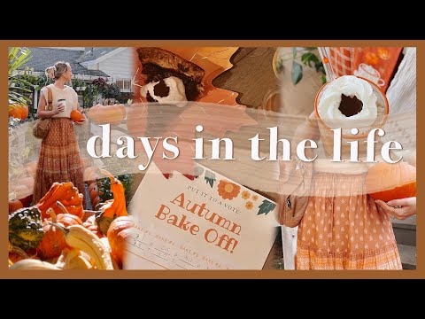 AUTUMN DAYS | pumpkin patch, fall bake off, & cooking a cozy soup