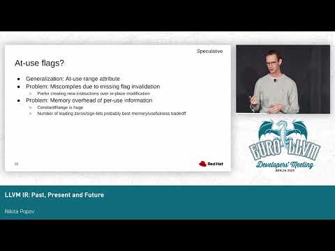 2025 EuroLLVM - LLVM IR -- Past, Present and Future