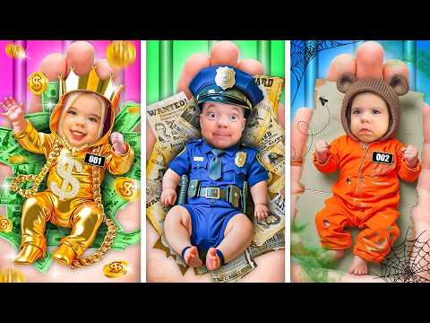 Rich Vs Broke Pregnant In Jail! Funny Pregnancy Situations in Prison by Crafty Hype
