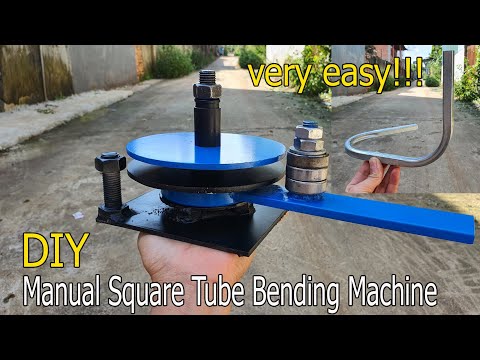 DIY Mini Manual Square Tube Bending Machine