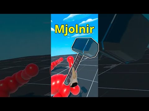 I added THOR's Hammer to my VR GAME... #shorts #indiegamedev