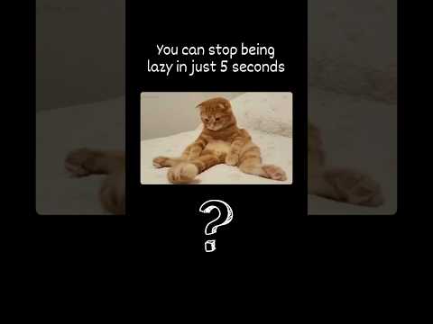 I Stopped Being LAZY in Just 5 Seconds #shorts #study