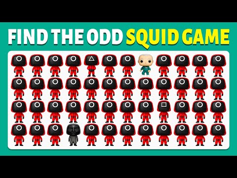 Find the ODD One Out - Squid Game 2 🦑2️⃣❤️ | 40 Levels | Easy, Medium, Hard | Cow Quiz