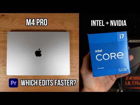 M4 Pro DESTROYS Intel 11700 + RTX3070 in Premiere Pro...Until THIS Happened!