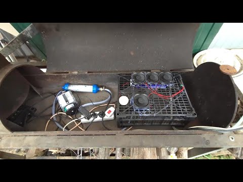 Самодельный озонатор для пруда)) Кристальная вода! Homemade ozonizer for the pond)) Crystal water!