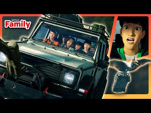 Darius VS Quetzalcoatlus ATTACK | Jurassic World: Chaos Theory | Netflix Family