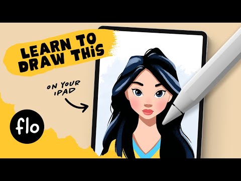 Draw a Disney-Style Character in Procreate ✨ | Step-by-Step Beginner Tutorial