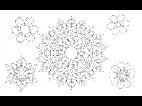 Create Mandalas and Doodle Flowers with Adobe Illustrator Pattern Brushes