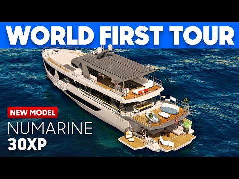Numarine’s Hybrid EXPLORER with 3,000nm Range! Numarine 30XP Tour & Review