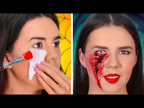 100+ MAKEUP TIPS || Special Effects Makeup and Edible Cosmetics Pranks from 123 GO! SCHOOL
