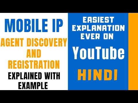 Agent Discovery and Registration ll Working Of Mobile IP ll Explained with Examples in Hindi