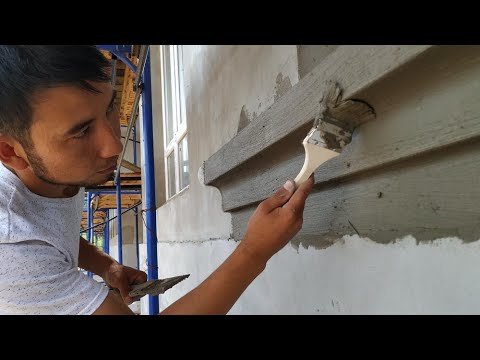 Как научиться правильно выполнять базовый армирующий слой на пенопластовых декоративных элементах