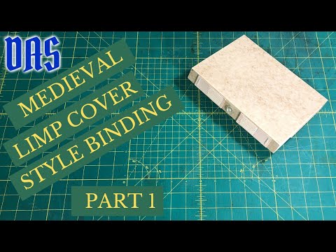 Long and Link Stitch Binding Inspired by a Medieval Book Part 1 // Adventures in Bookbinding