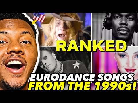 American Reacts to Top 100 Eurodance / Dance Songs Of The 1990s