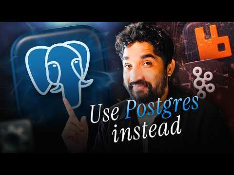 Use Postgres as a Message Queue | No RabbitMQ or Kafka | Explained in Hindi | Day 93/100
