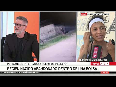 🚨 SAN FRANCISCO SOLANO: RESCATAN UN RECIÉN NACIDO ABANDONADO DENTRO DE UNA BOLSA