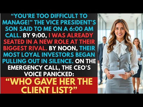 He Tried To Convince The Board That I Was “Difficult”. So I Stole Their Investors And …