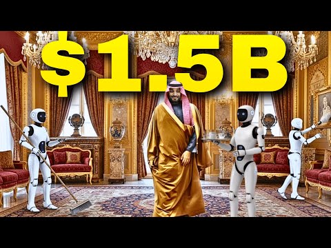 Inside Saudi Prince Salman’s $1.5B AI Palace - Robots Run Everything!