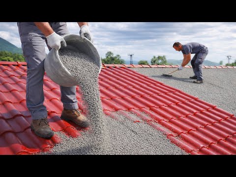 Pour cement onto the roof and watch what most people can't imagine happens.