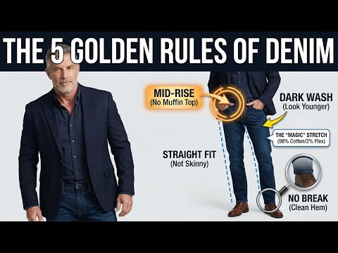 The Ultimate Jeans Guide (2026 Edition): 5 Rules For Men Over 50