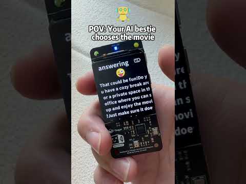 Your AI bestie chooses the movie 🤖 #techtok #aichatbot #raspberrypi