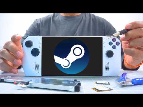 Upgrading My ROG Ally Battery + Steam OS