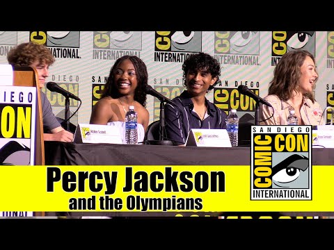 Percy Jackson and the Olympians | Comic Con 2024 Full Panel (Walker Scobell, Aryan Simhadri)