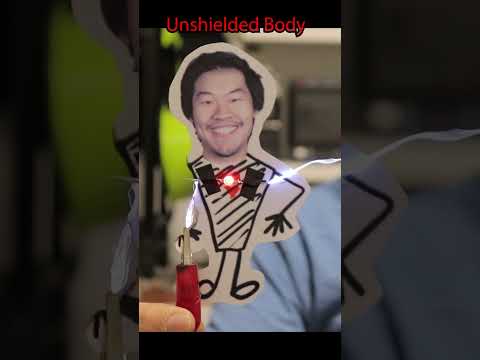 Chain Mail Faraday Suit #technology #experiment #science #funny