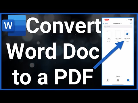 How To Convert Word Document To PDF On iPhone