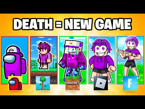 Minecraft, But if I Die I Switch Games