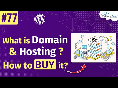 What is Domain and Hosting - How to Buy? | WordPress Tutorials