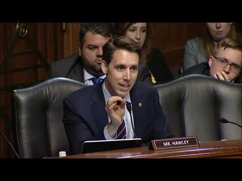 Senator Josh Hawley Questions Judicial Nominee Michael Bogren