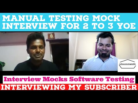 Manual Testing Mock Interview for 2-3 YOE | Motivating | Interviewing my Subscriber