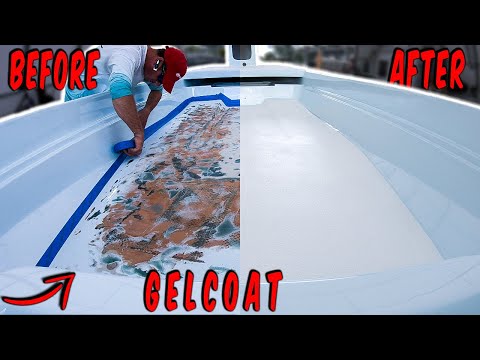 Making Boat Gel Coat Simple! (Easiest Application!)