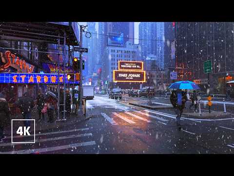 New York Winter Storm ❄️ Snow Walk in Manhattan, NYC