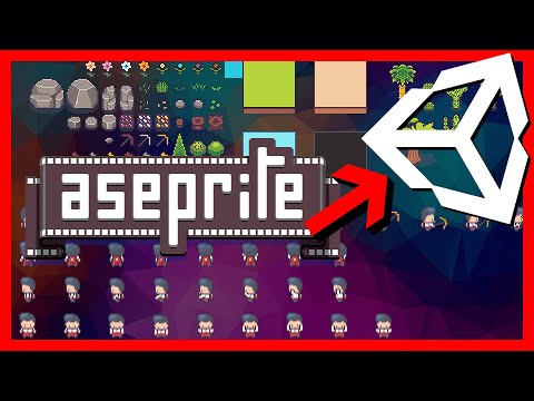 Export Aseprite to Unity 2D Pixel Art Setup ~ Characters & Tilesets