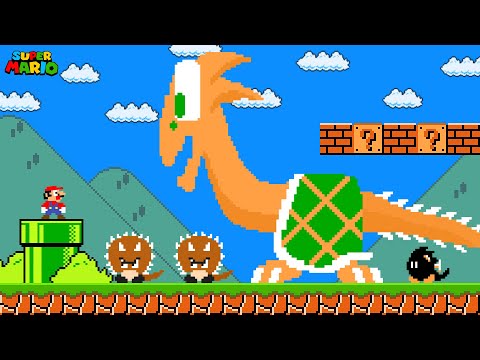 Super Mario Bros., but All Enemies Turn into Dinosaurs