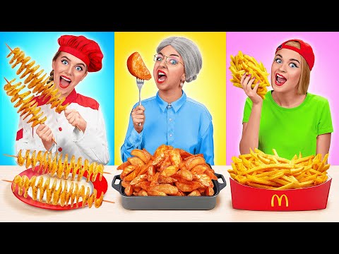 Me vs Grandma Cooking Challenge | Amazing Cooking Hacks by Trend DO Challenge