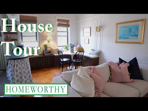 HOME TOUR | A 750 Sq Ft English Cottage NYC Apartment | DIY Decor & Antique Finds