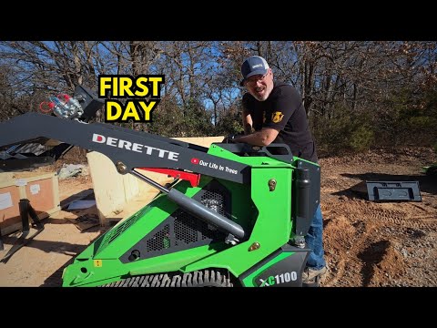 First Day With the Derette XC1100… Uncrating a TON of Attachments