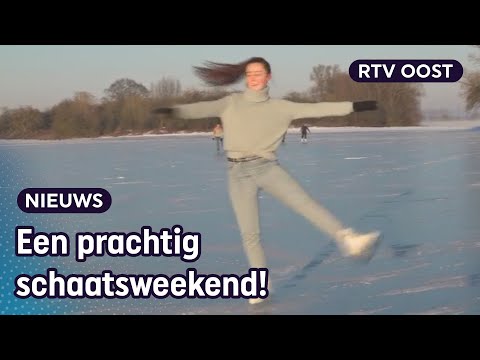 Schaatsen in Overijssel: zo zag dat eruit! | RTV Oost