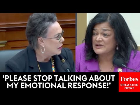 Pramila Jayapal Invokes Trans Daughter In Fierce Argument With Harriet Hageman About Women's Sports