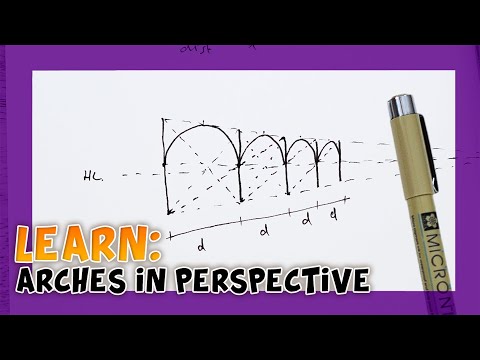 How To Sketch Arches in Perspective | Urban Sketching Tutorial for Beginners | Sketchy Brett