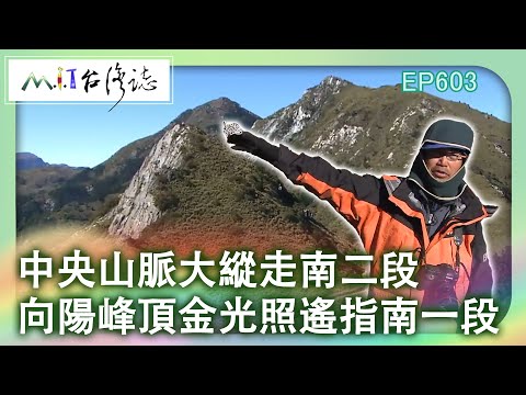【MIT台灣誌 #603】中央山脈大縱走南二段~ 向陽峰頂金光照 遙指南一段_20131229