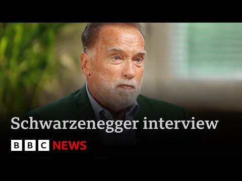 Arnold Schwarzenegger says “stop whining” about Trump's climate policy and "take action" | BBC News