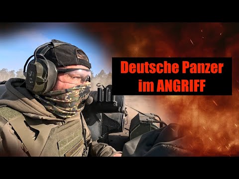 Deutsche Panzer im Angriffsmodus