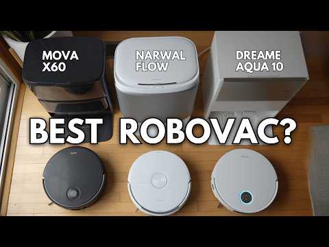 $1000 Robot Vacuums Compared: Narwal Flow vs MOVA Z60 vs Dreame Aqua 10