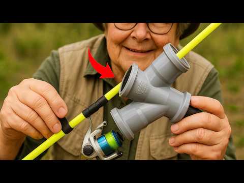 Why Didn't Fishermen Patent This? Insert the fishing rod into the fitting pipe