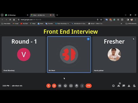 ReactJs Interview | 🥳 Selected | Fresher | round - 1| React Js & Advance JavaScript #reactinterview
